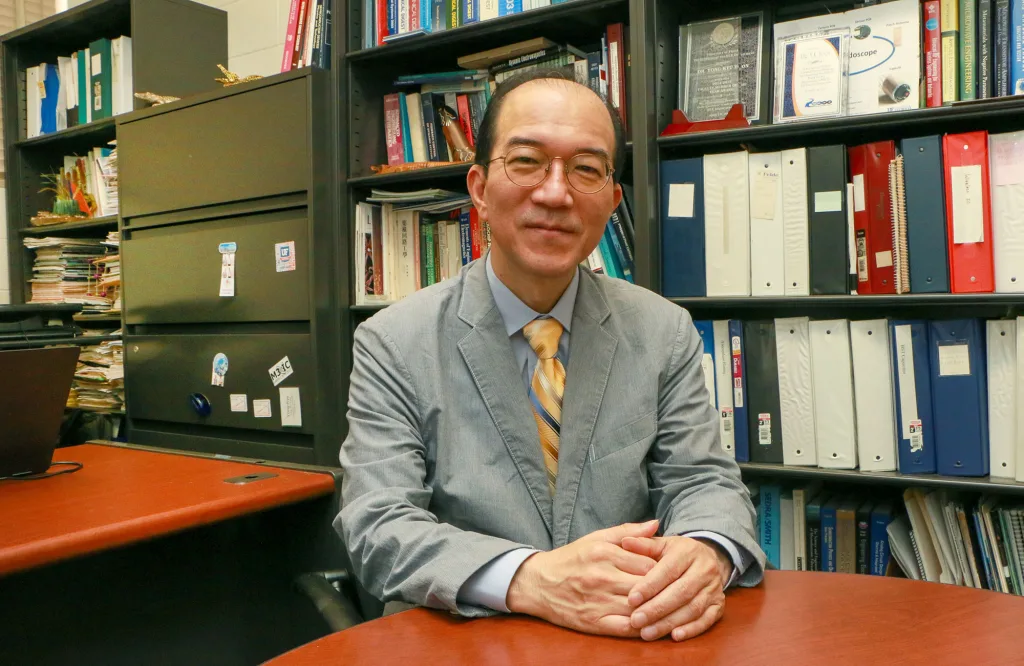 ECE’s YK Yoon is widely known for developing metaconductors. Photo by Harrem Monkhorst